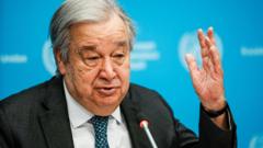 UN risks 'imminent financial collapse', secretary general warns