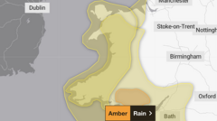 Rhybudd oren am law trwm i Gymru yn sgil Storm Bram
