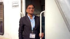 'Machines don't see gender': India's first female train driver on blazing the trail
