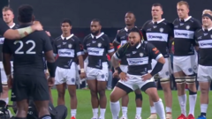 Nonu performs solo haka in response to All Blacks