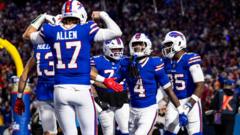 Bills end Chiefs' unbeaten run and Lions hit 50