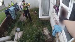 Police officers who tackled chainsaw-wielding man recognised for their bravery
