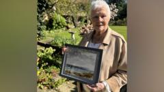 Painting by Dame Judi Dench raises thousands for charity