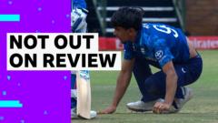 Was this catch grounded? Controversy in U19 World Cup final