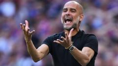 Guardiola defends season with Community Shield trophy claim