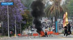 How LA erupted over rumours of immigration raid at a hardware store