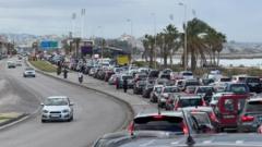 BBC on the ground as people return to southern Lebanon