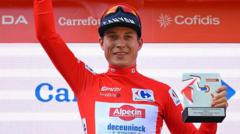 Philipsen wins stage one of Vuelta a Espana