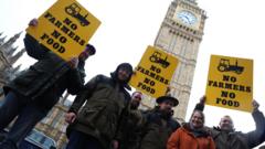 Farmers say inheritance tax change is 'betrayal' as they take protest to London