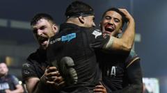 Ospreys snatch win over Dragons with late try