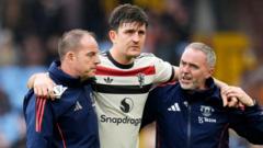 Man Utd’s Maguire out for ‘a few weeks’ with injury