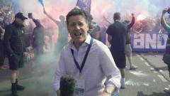 Rapturous welcome for Ipswich Town at Portman Road