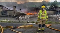 Police treat fire at derelict building as arson