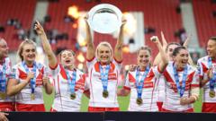 Saints crush Barrow to win shield as Leeds beat Wigan