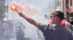 Bristol in Pictures: Turning the sky red