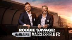 Robbie Savage takes on his first football manager job
