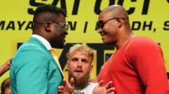 Ngannou lighter than Ferreira for ‘battle of giants’