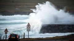 Amber warning issued as 'weather bomb' approaches Scotland