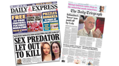 The papers: 'Sex predator let out to kill' and 'net zero plans rolled back'