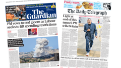 The Papers: PM to 'end gloom' and donor 'breaks cover'