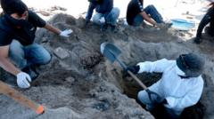 Ovens and bone fragments - BBC visits Mexican cartel 'extermination' site