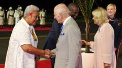 King and Queen arrive in Samoa to red carpet welcome