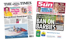 'Row professor found dead' and 'barbecue ban'