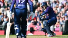 Scotland scrape past UAE with one wicket & ball left