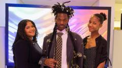 Students strut stuff as project marks milestone