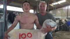 Sheep farmer Tristan Angels joins WWE after farming roots in Dorset
