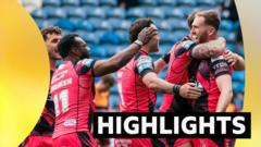 Castleford run in five tries to beat Huddersfield