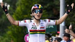 Le Court makes history in Tour de France Femmes