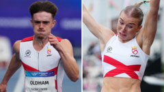 Oldham and Woodward set new bests at Glasgow 2026