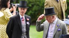 King attends Ladies Day at Royal Ascot