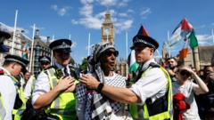 Police arrest 474 at Palestine Action ban protest