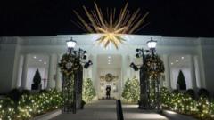 The White House celebrates the holidays with 'peace and light'