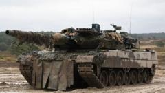 Germany finally send Leopard tanks wey Ukraine dey expect to tackle Russia