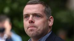 Douglas Ross hits out at ‘calculating’ Tory colleagues