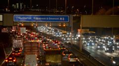 Glasgow's M8 set for nine months of roadworks
