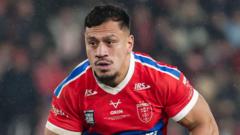 Hull KR prop Sue gets one-game ban for Wakefield red