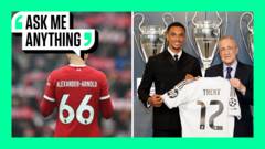 Why Alexander-Arnold is not allowed to wear number 66 for Real Madrid