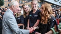 King jokes about getting older on hospital visit