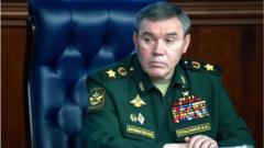 Jenerali Valery Gerasimov ni umukuru w’ibiro bikuru vya gisirikare vy’Uburusiya kuva mu 2012