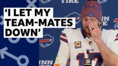 Tearful Allen reflects on play-off loss to Broncos