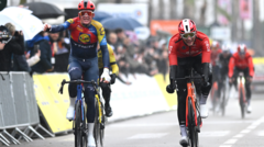 Pedersen wins stage six of Paris-Nice after Vingegaard withdraws