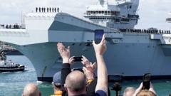 Royal Navy's flagship HMS Prince of Wales departs on major deployment