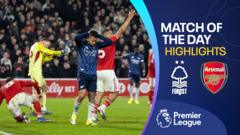 Arsenal stumble in draw against resilient Forest