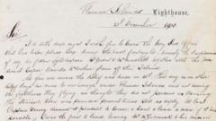 Letter on mystery of three missing lighthouse keepers to go on display