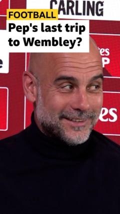 Guardiola's not giving anything away...