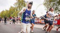 Why do thousands run the London Marathon in costume?